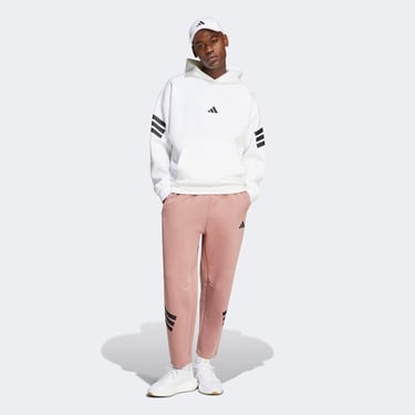  adidas Future Icon 3-Stripes Erkek Beyaz Sweatshirt