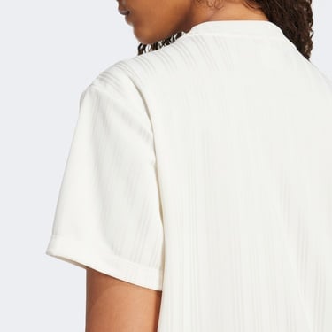  adidas Linear Graphic Boyfriend Kadın Beyaz T-Shirt