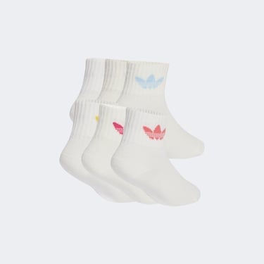  adidas Ankle Sock 6'lı  Çocuk Beyaz Çorap