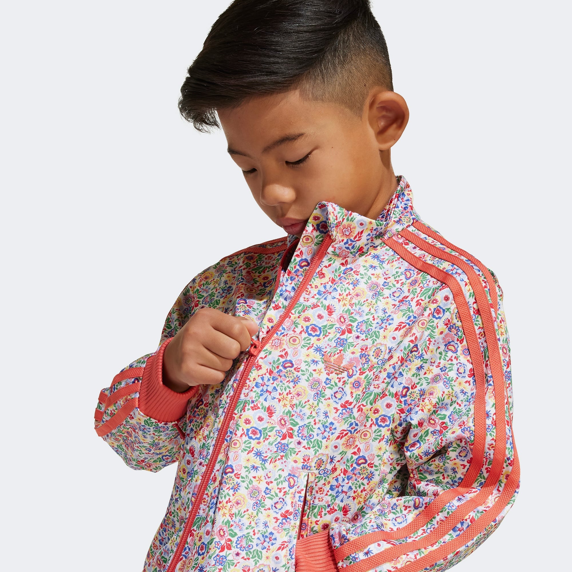 adidas Originals x Liberty London Firebird Track Çocuk Beyaz Eşofman Takımı