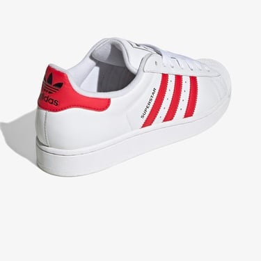  adidas Originals Superstar II Unisex Kırmızı/Beyaz Spor Ayakkabı