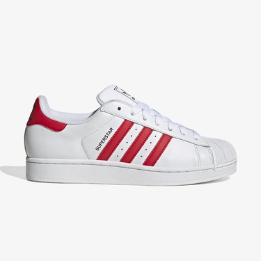  adidas Originals Superstar II Unisex Kırmızı/Beyaz Spor Ayakkabı