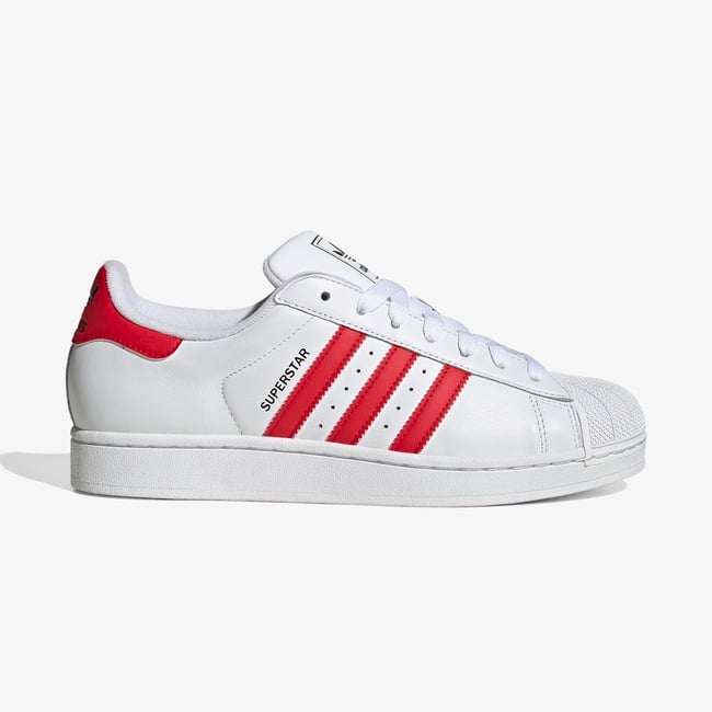  adidas Originals Superstar II Unisex Kırmızı/Beyaz Spor Ayakkabı