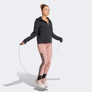  adidas Designed 4 Full Zip Kadın Siyah Sweatshirt