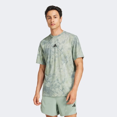  adidas Power Graphic Erkek Gri T-Shirt