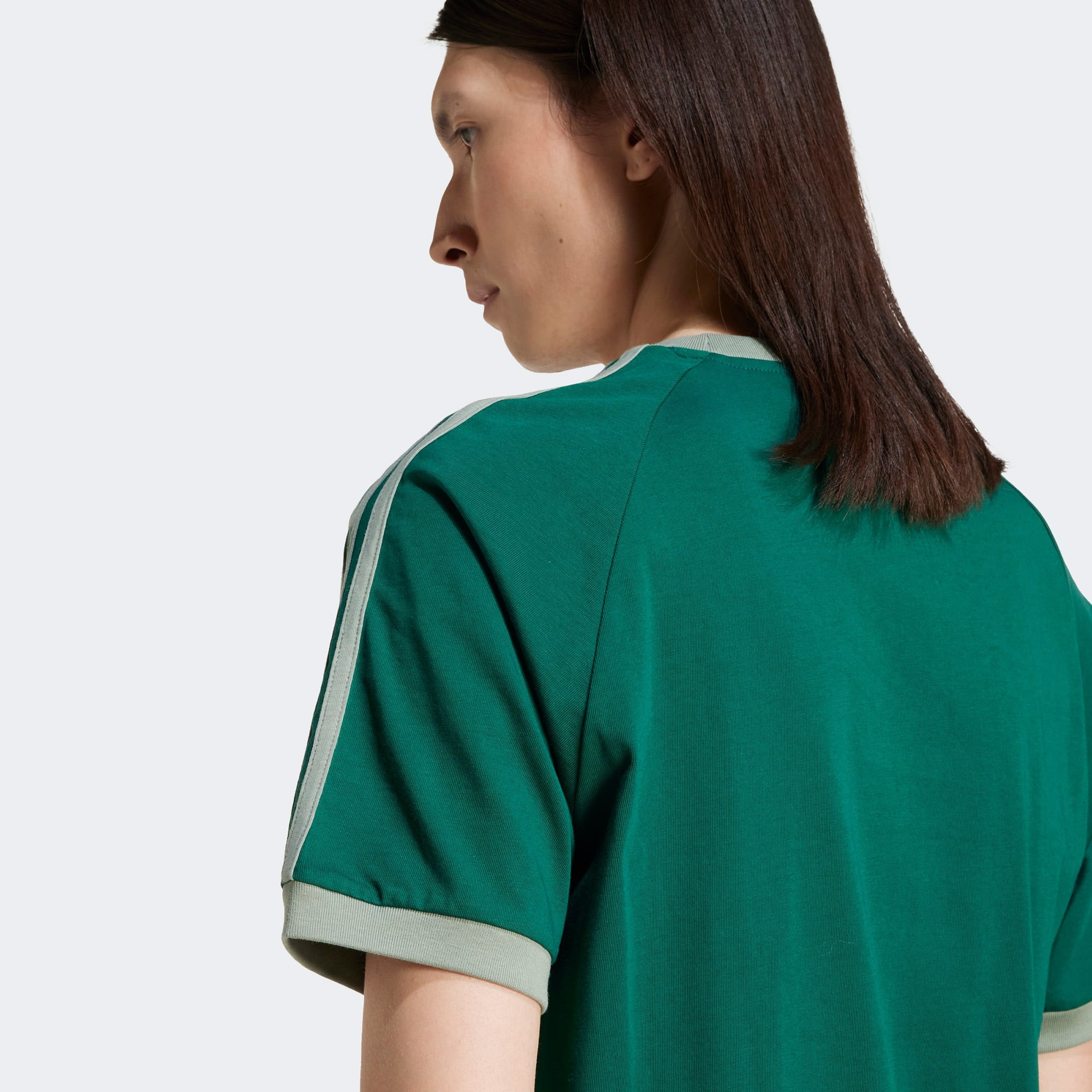 adidas Classics 3-Stripes Erkek Yeşil T-Shirt