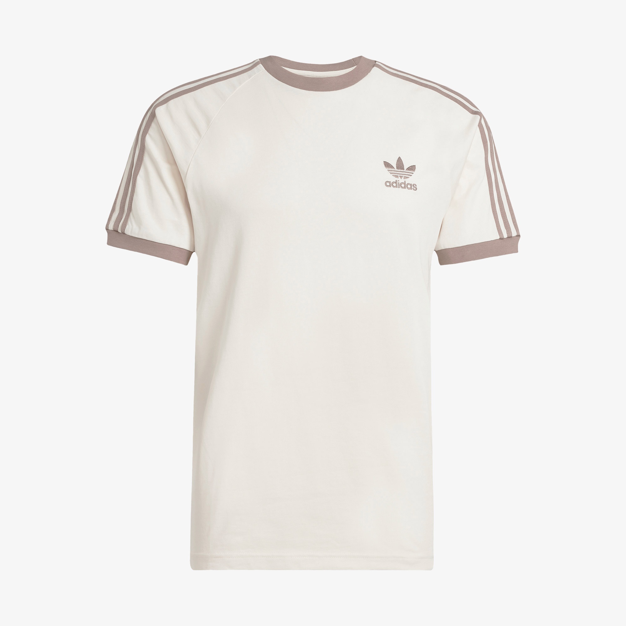 adidas Classics 3-Stripes Erkek Krem T-Shirt