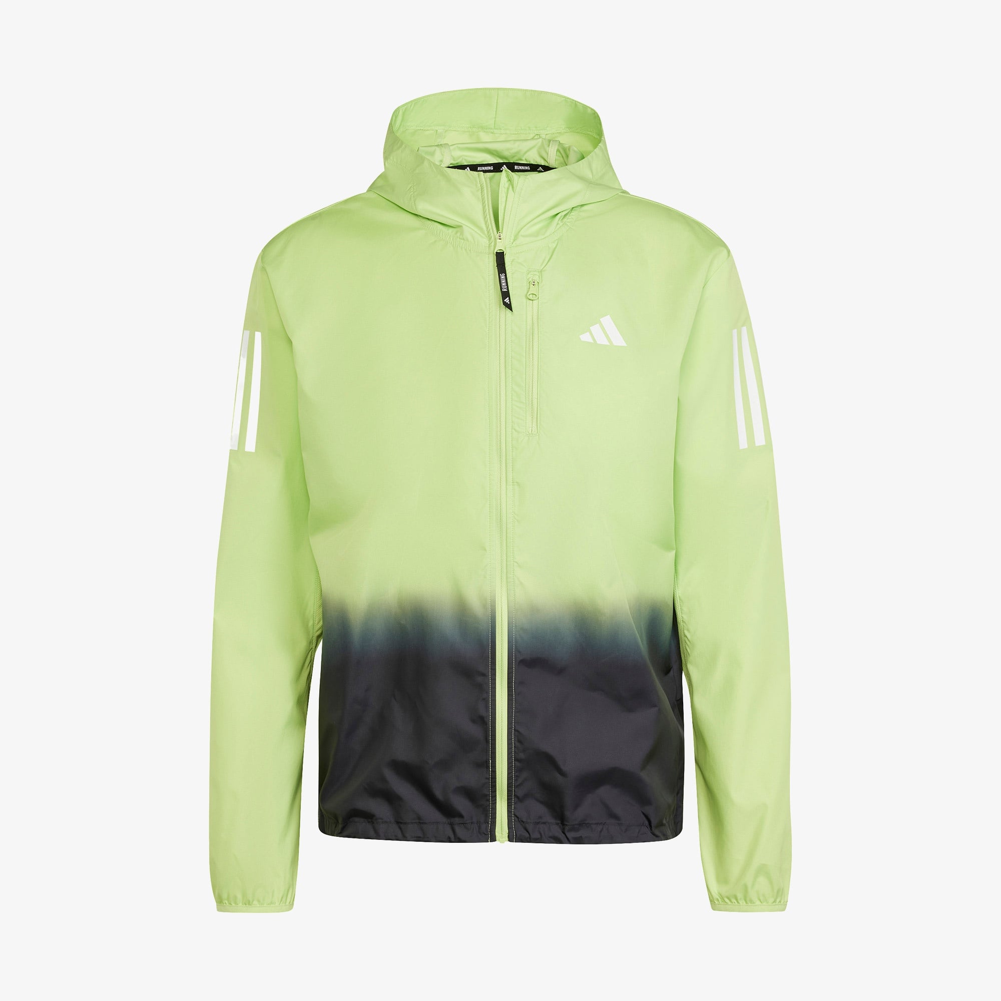 adidas Own the Run Colorblock Erkek Yeşil Ceket