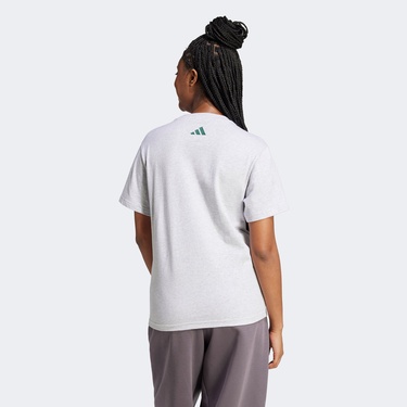  adidas Tech Illusrate Graphic Kadın Gri T-Shirt