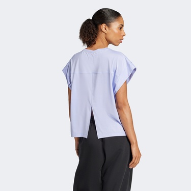  adidas Yoga Kadın Mor T-Shirt