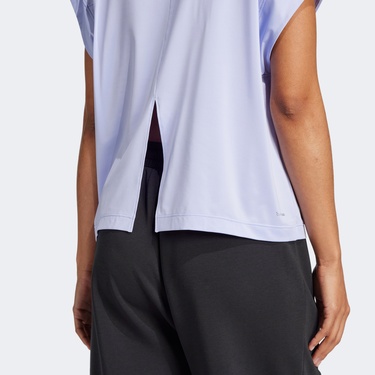  adidas Yoga Kadın Mor T-Shirt