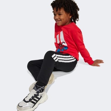  adidas x Marvek Spider-Man Çocuk Kırmızı Eşofman Takımı