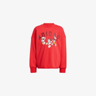  adidas x Disney Mickey Mouse Çocuk Kırmızı Eşofman Takımı