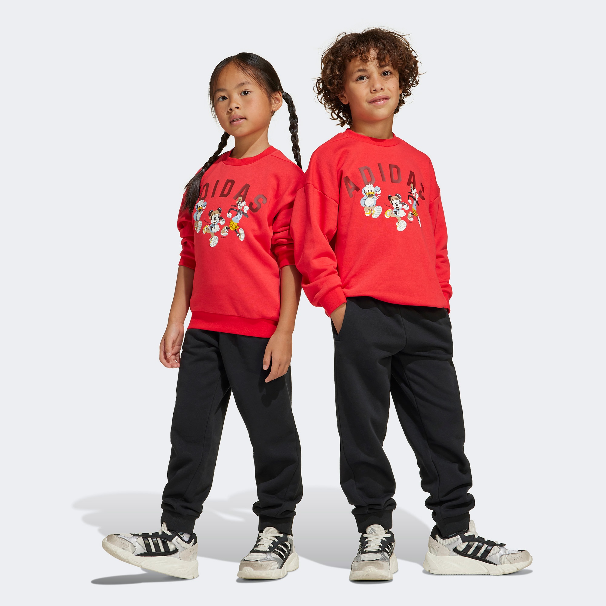 adidas x Disney Mickey Mouse Çocuk Kırmızı Eşofman Takımı
