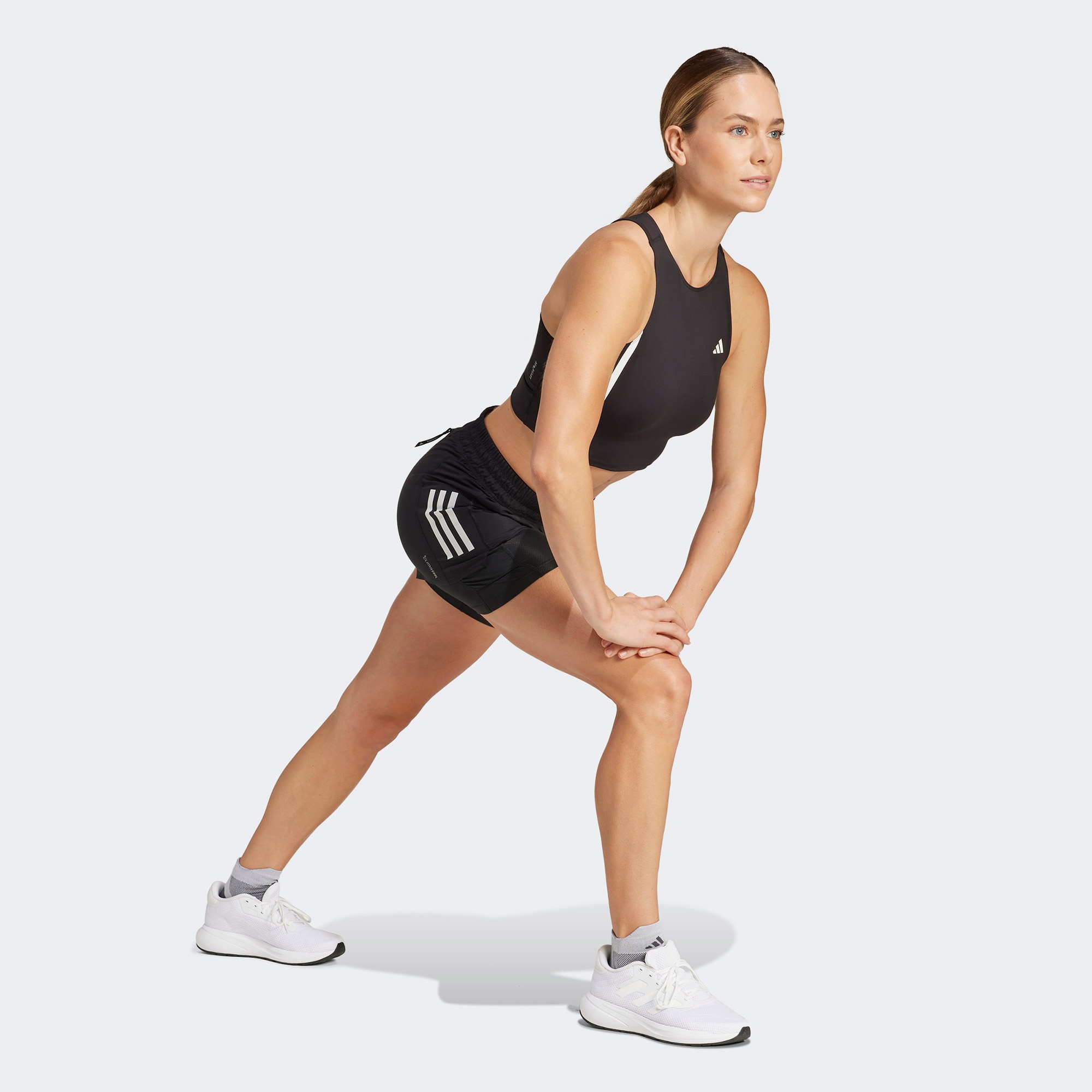 adidas Own The Run Climacool 2 İn 1 Kadın Siyah Şort