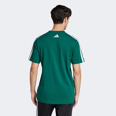  adidas Codes Collegiate Linear Graphic Erkek Yeşil T-Shirt