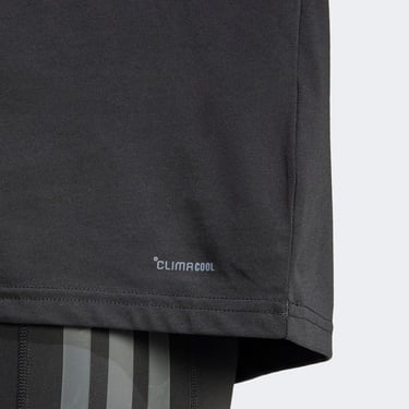 adidas Climacool One Time Training Graphic Kadın Siyah T-Shirt