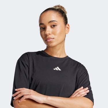  adidas Climacool One Time Training Graphic Kadın Siyah T-Shirt