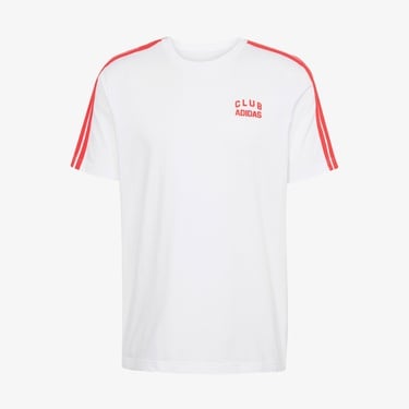  adidas Codes Collegiate Club Graphic Erkek Beyaz T-Shirt