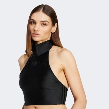  adidas Halterneck Crop Kadın Siyah Kolsuz T-Shirt