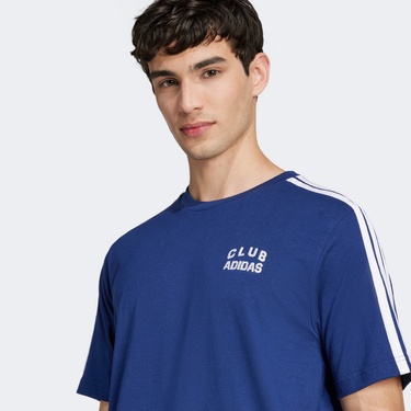  adidas Codes Collegiate Club Graphic Erkek Mavi T-Shirt