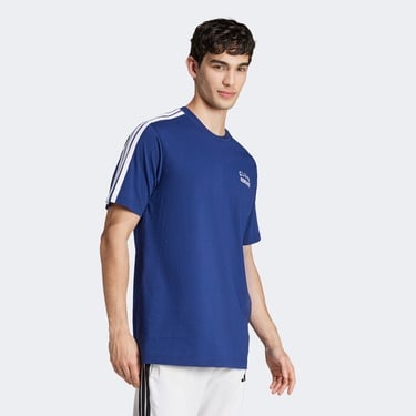  adidas Codes Collegiate Club Graphic Erkek Mavi T-Shirt