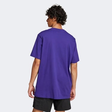  adidas Skeleton Trefoil Erkek Mor T-Shirt