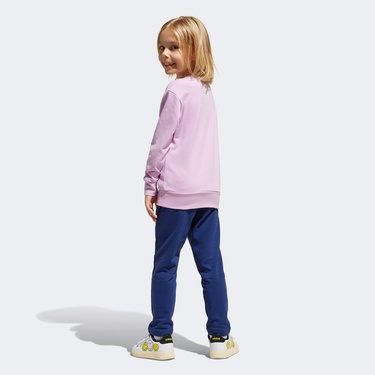  adidas x Smileyworld Çocuk Mor Eşofman Takımı