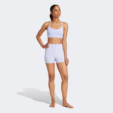  adidas All Me Light Support Kadın Mor Bra