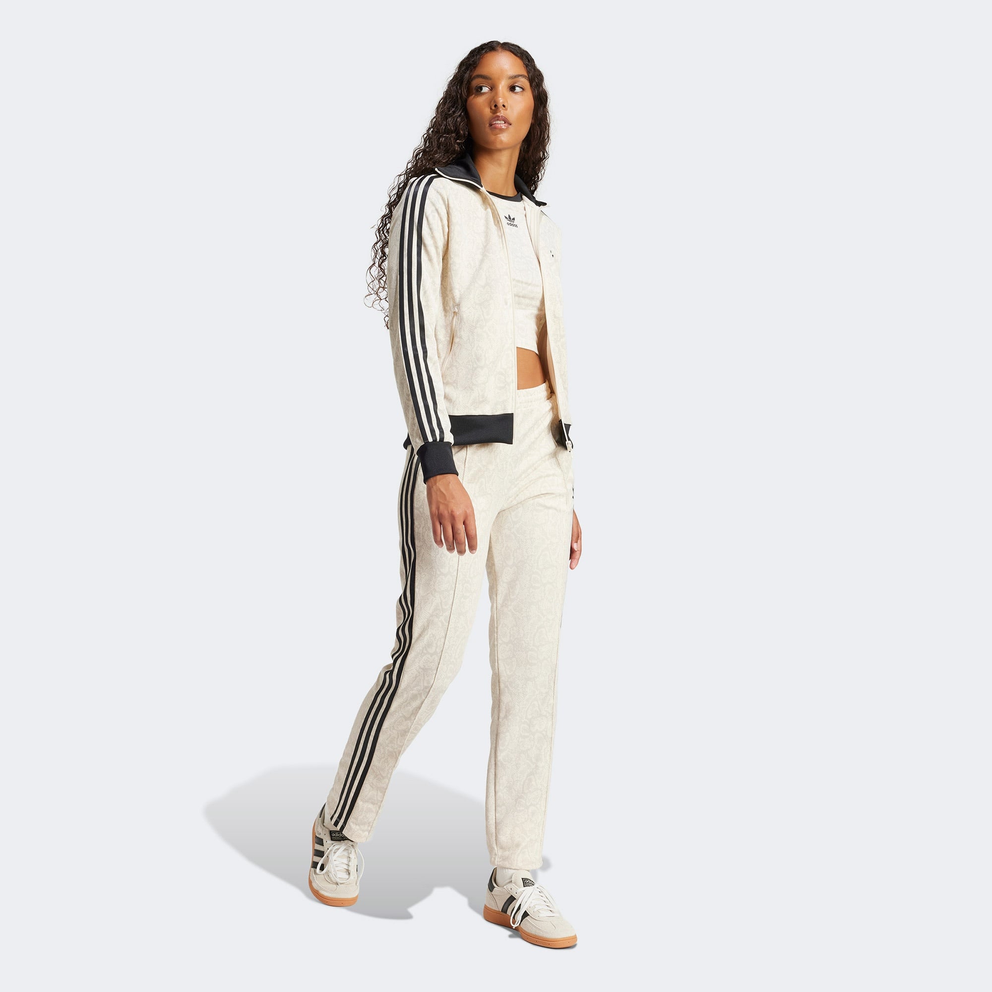 adidas Snake FB Kadın Beyaz Eşofman Üstü