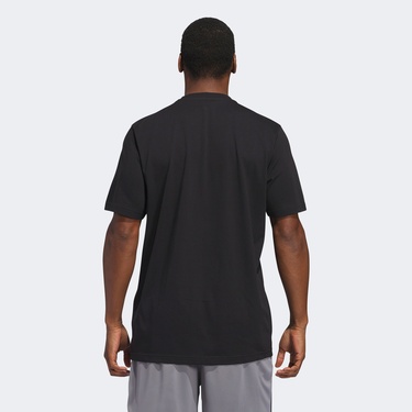  adidas Basketball State Of Mind Graphic Erkek Siyah T-Shirt