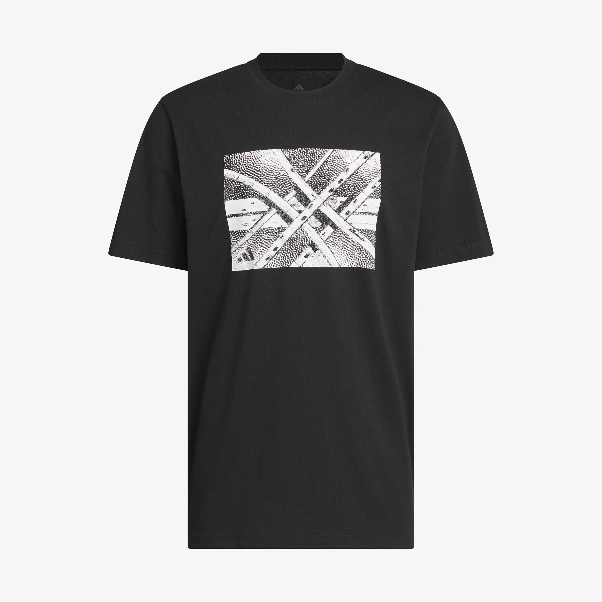 adidas Basketball State Of Mind Graphic Erkek Siyah T-Shirt