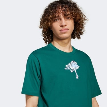  Adidas Earth Day Graphic Erkek Yeşil T-Shirt