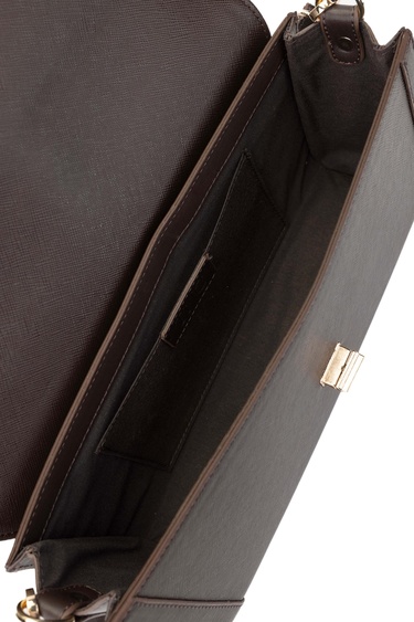  Tamer Tanca Kadın Vegan Kahverengi Omuz Çanta