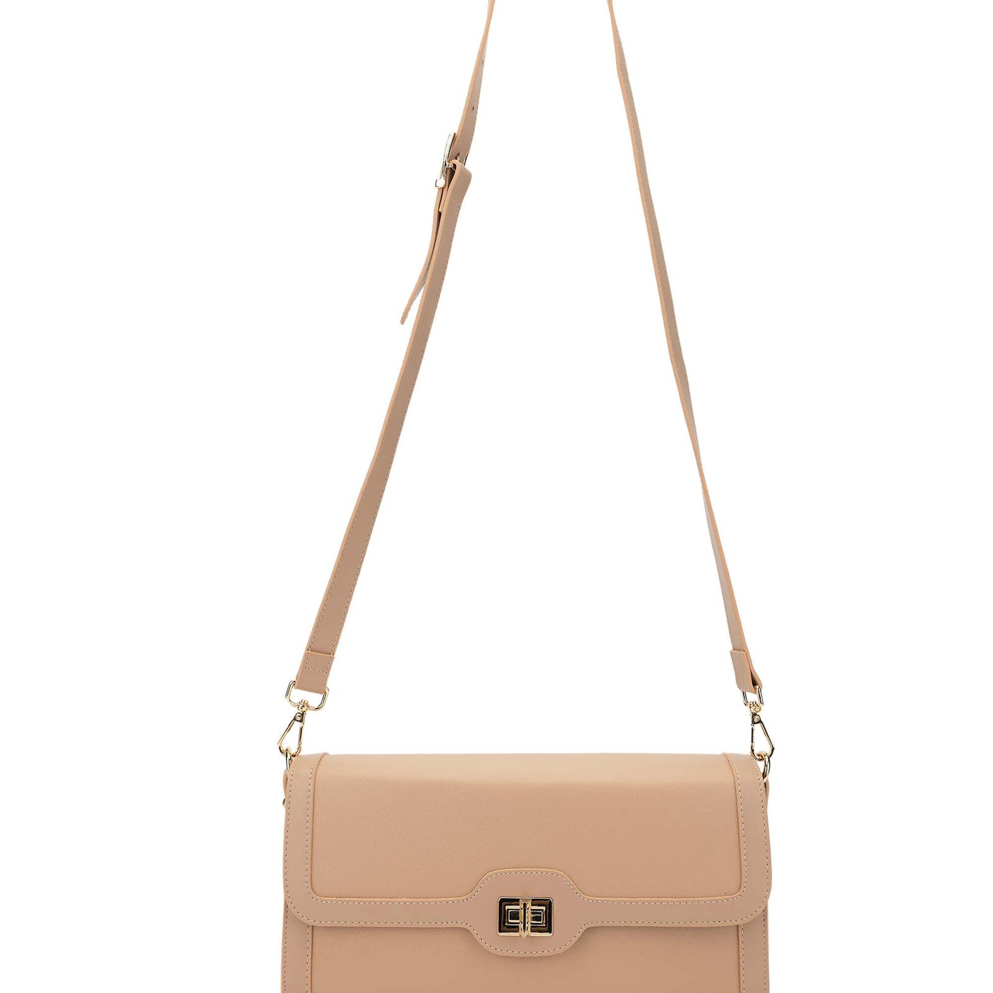 Tamer Tanca Kadın Vegan Nude Omuz Çanta