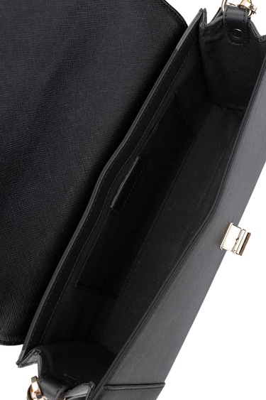  Tamer Tanca Kadın Vegan Siyah Omuz Çanta