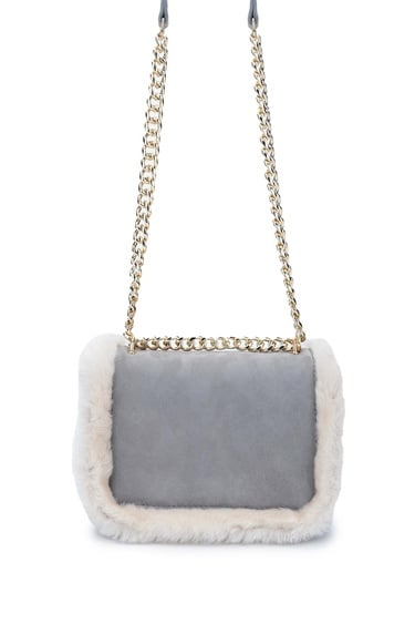  Tamer Tanca Kadın Hakiki Deri Gri Nubuk Omuz Çanta