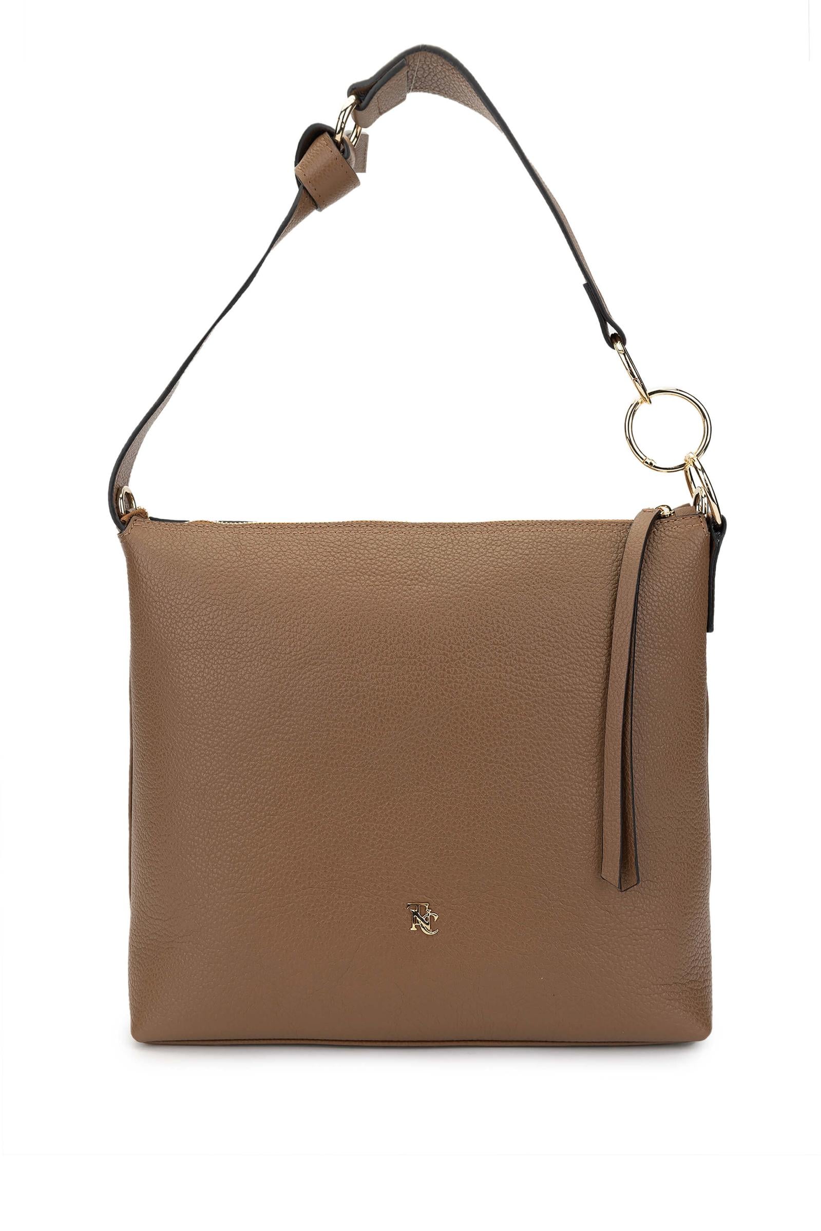  Tamer Tanca Kadın Hakiki Deri Taba Omuz Çanta