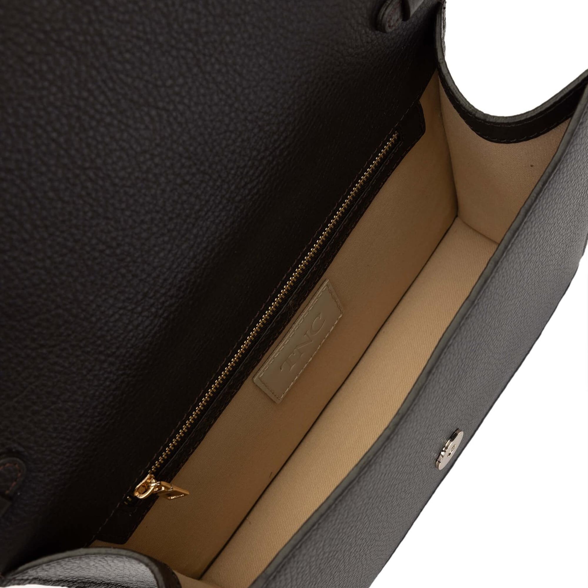 Tamer Tanca Kadın Hakiki Deri Kahverengi Omuz Çanta