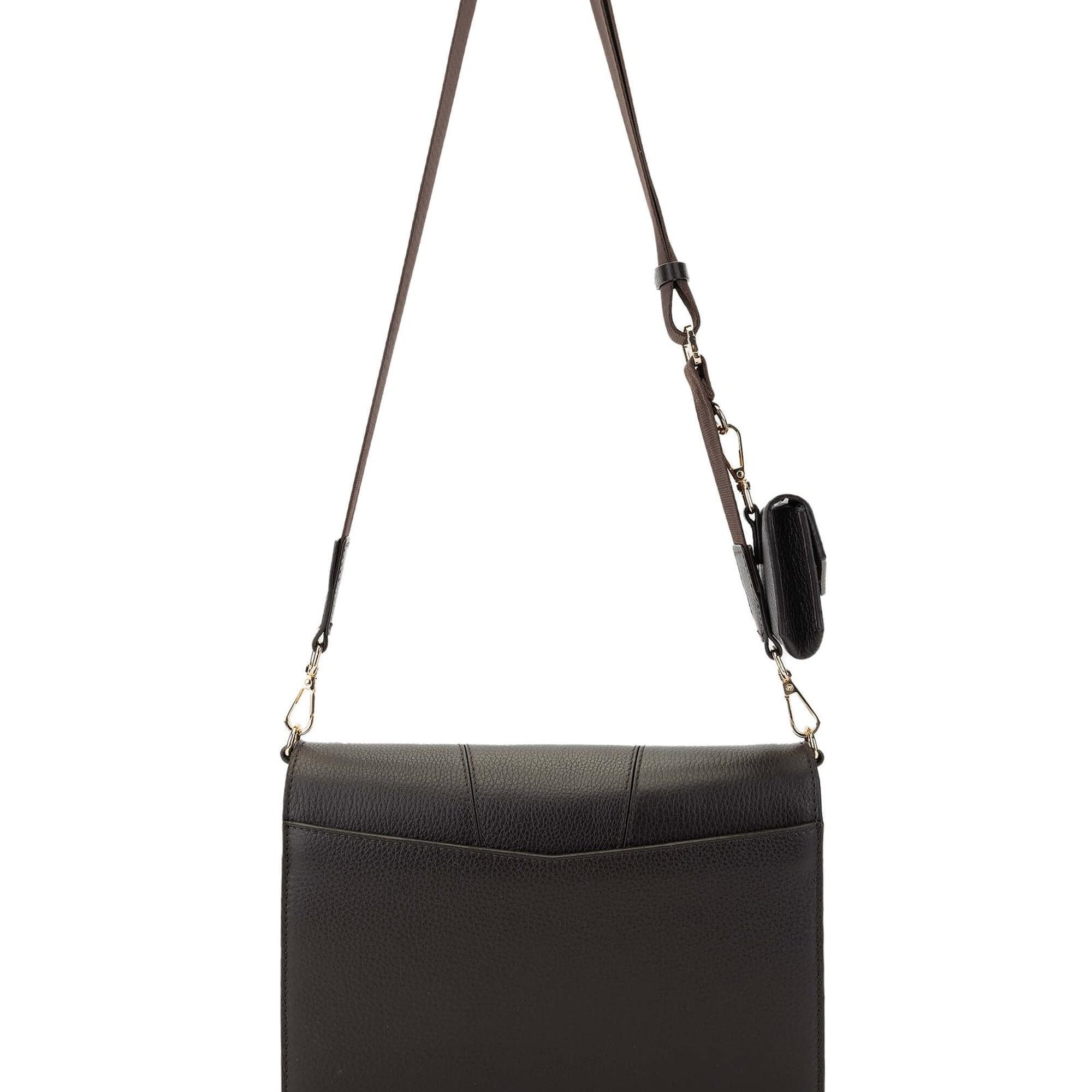 Tamer Tanca Kadın Hakiki Deri Kahverengi Omuz Çanta