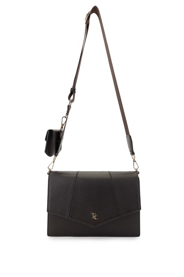  Tamer Tanca Kadın Hakiki Deri Kahverengi Omuz Çanta