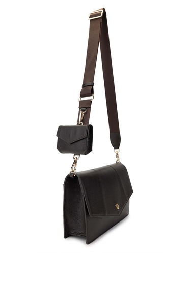  Tamer Tanca Kadın Hakiki Deri Kahverengi Omuz Çanta