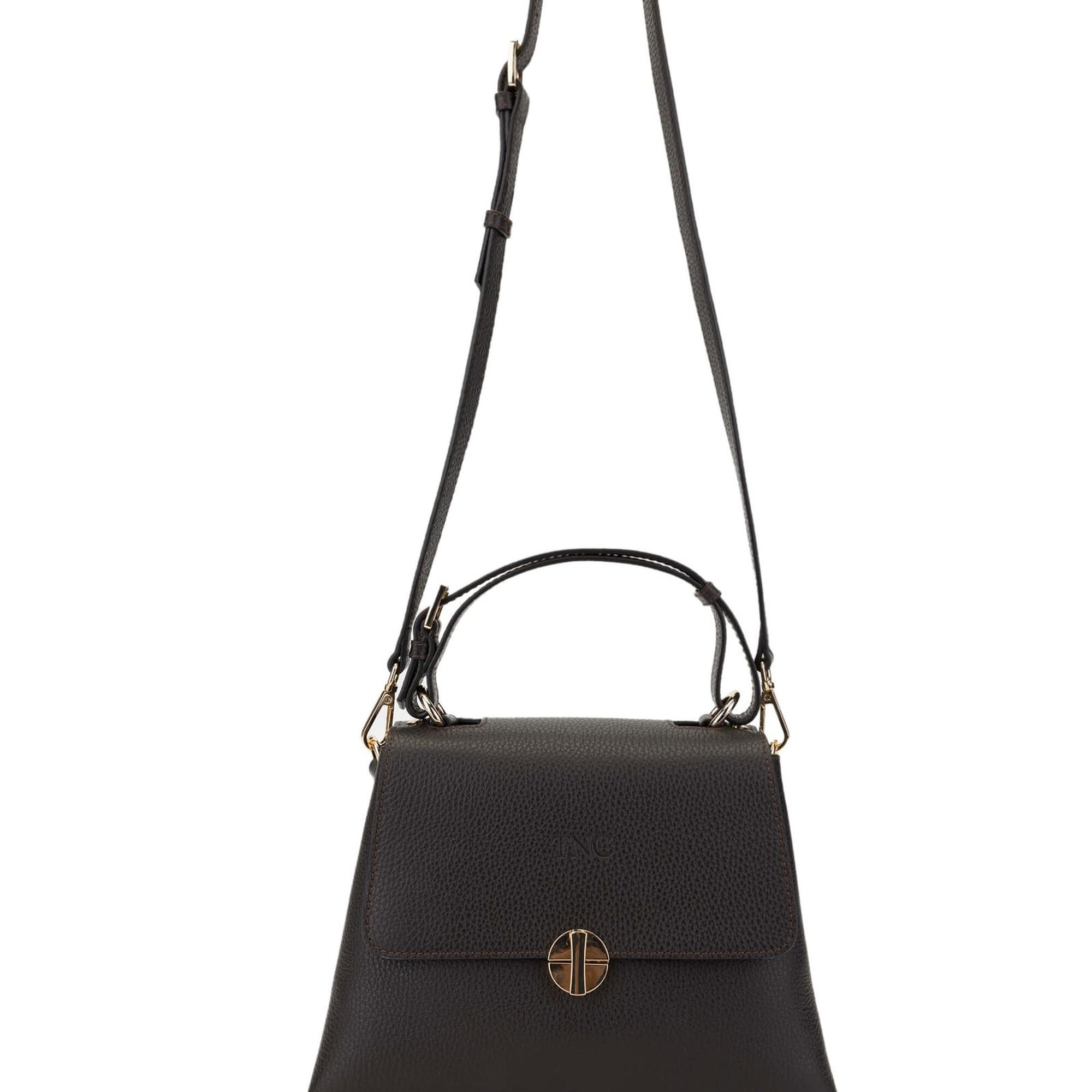 Tamer Tanca Kadın Hakiki Deri Kahverengi Omuz Çanta