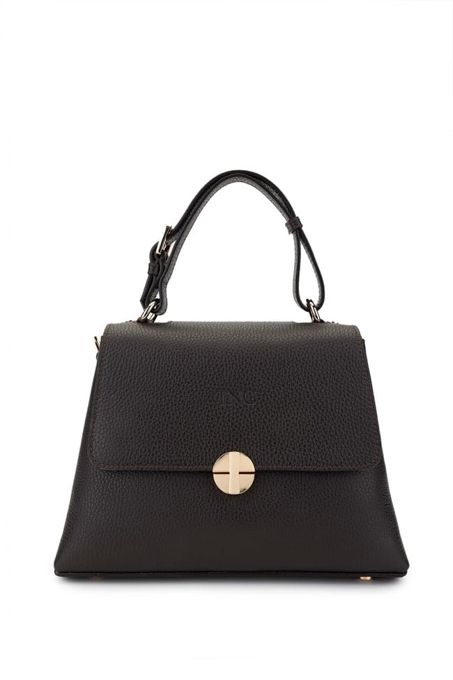  Tamer Tanca Kadın Hakiki Deri Kahverengi Omuz Çanta