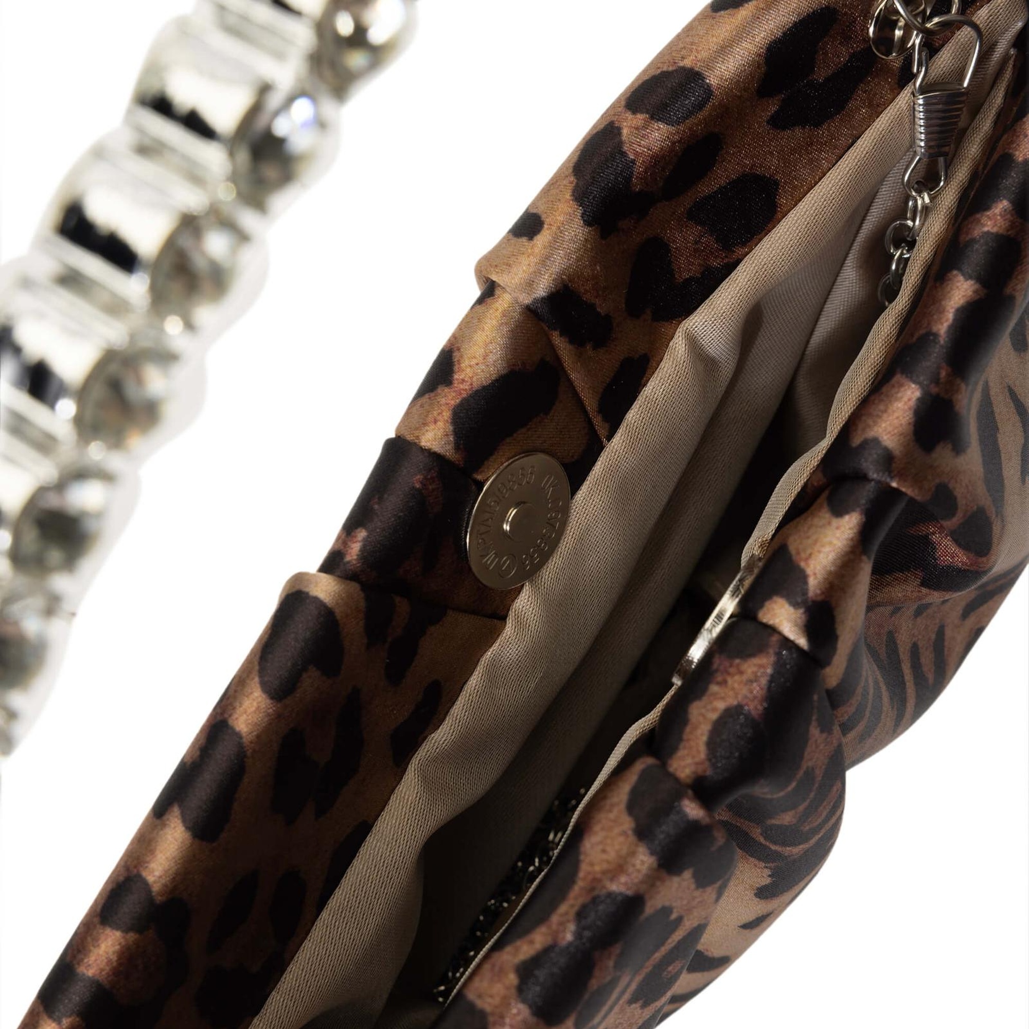 Tamer Tanca Kadın Vegan Leopar El Çantası