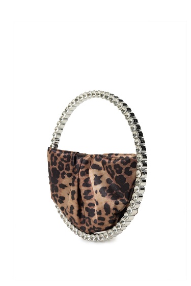  Tamer Tanca Kadın Vegan Leopar El Çantası