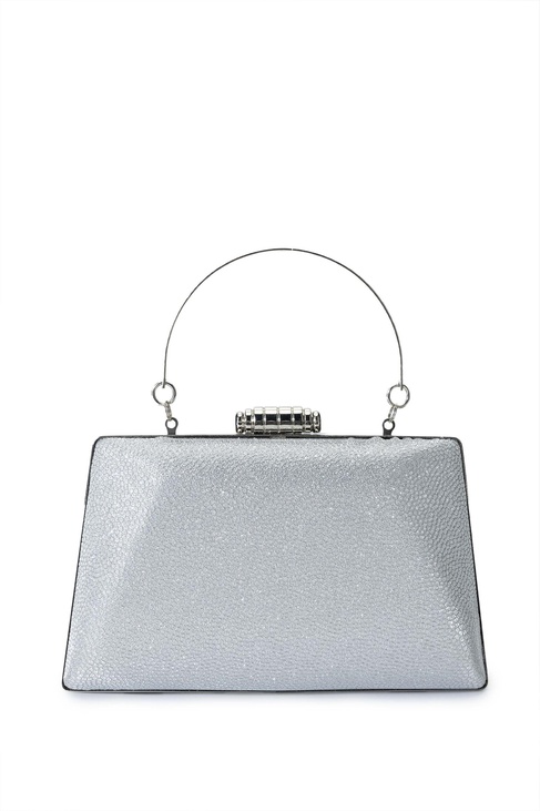  Tamer Tanca Kadın Vegan Gri El Çantası