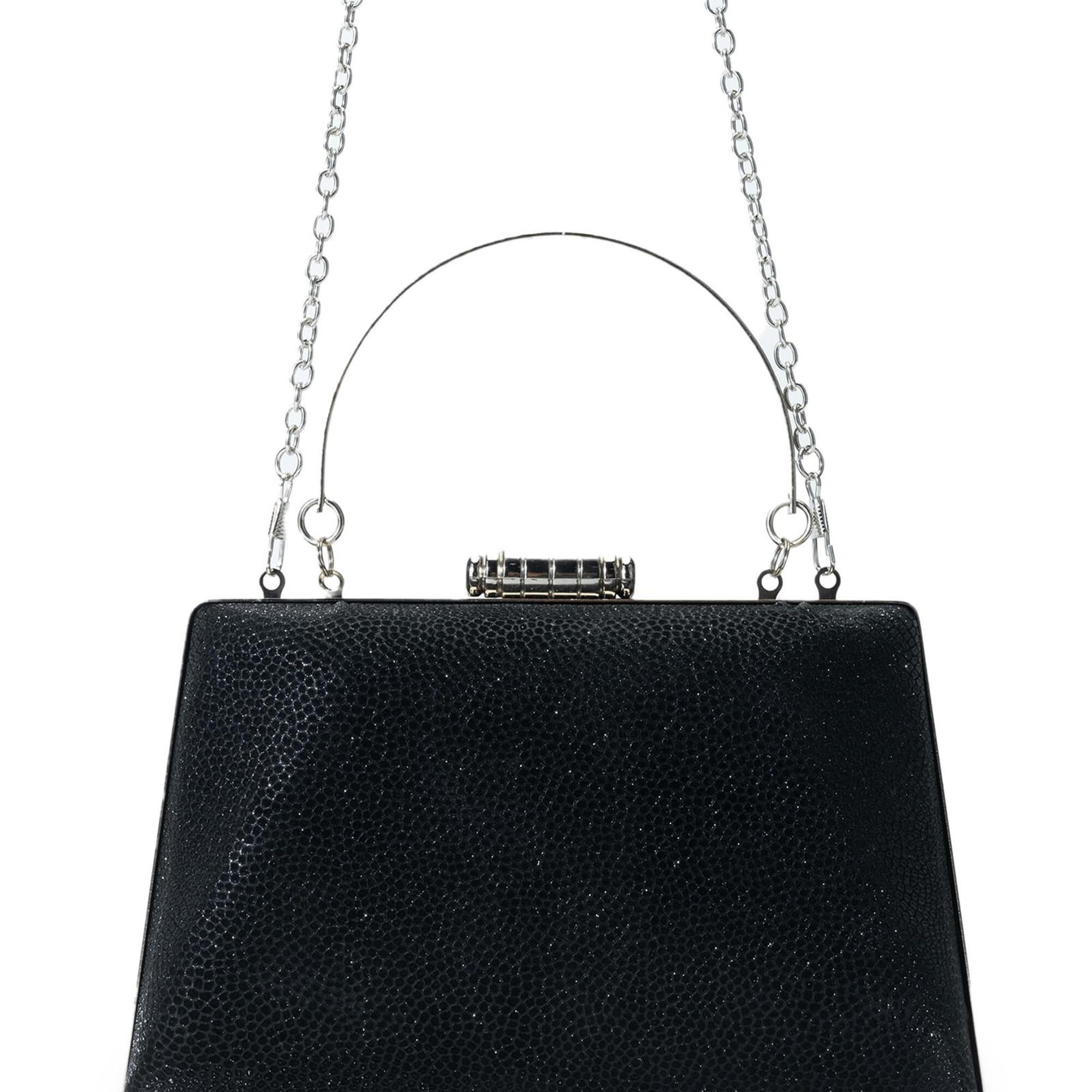 Tamer Tanca Kadın Vegan Siyah El Çantası