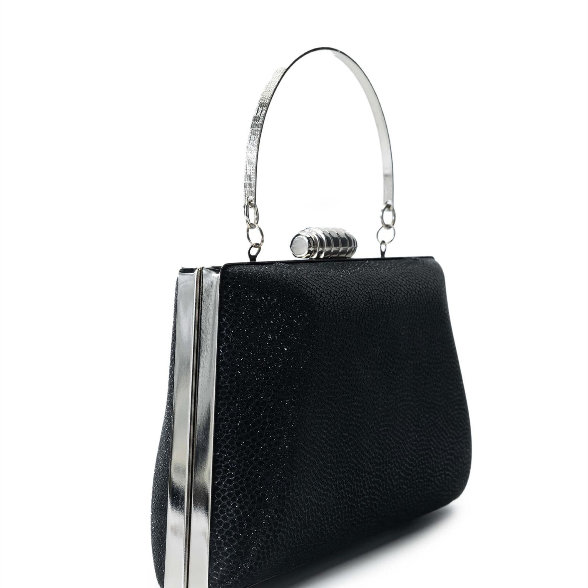 Tamer Tanca Kadın Vegan Siyah El Çantası