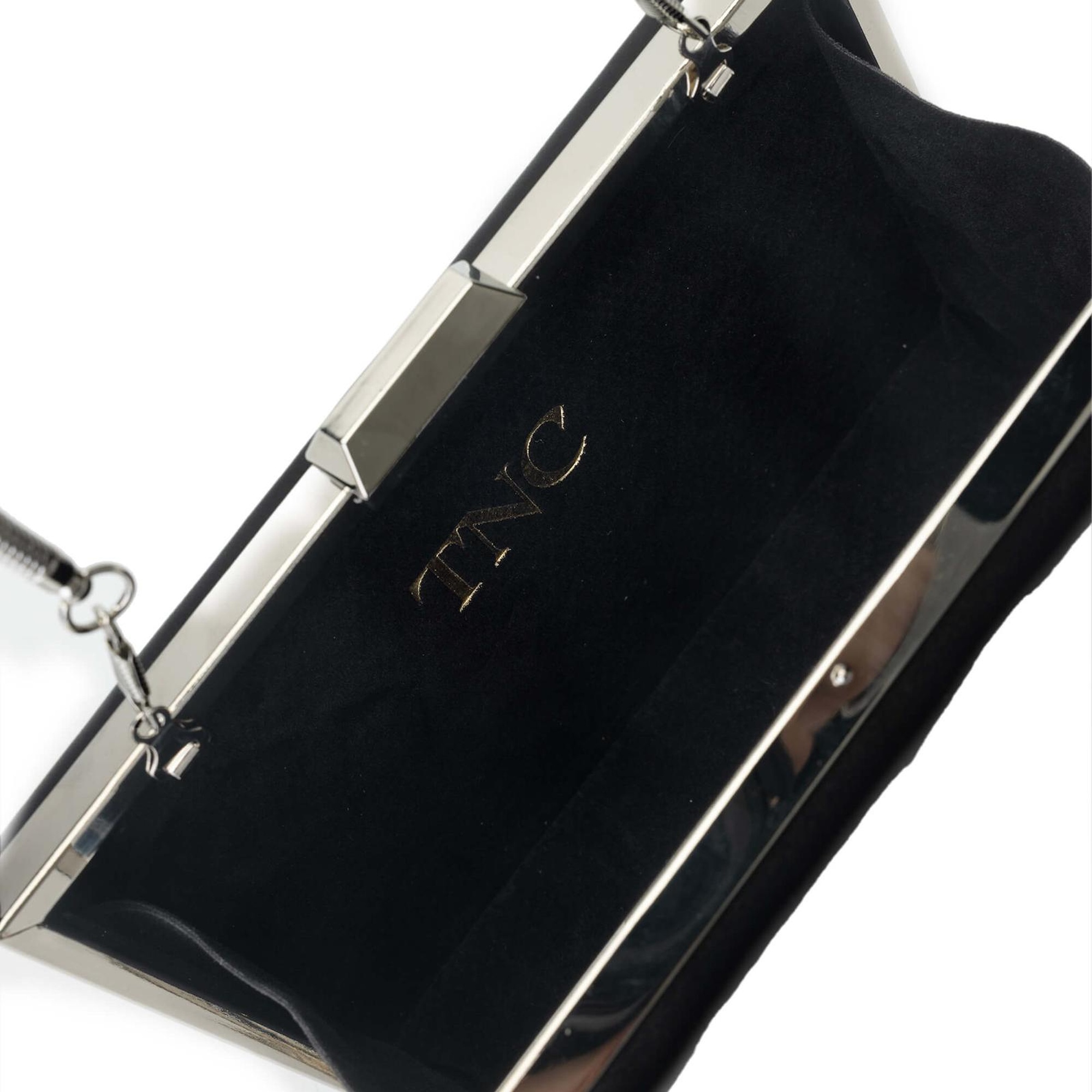 Tamer Tanca Kadın Vegan Siyah Deri El Çantası